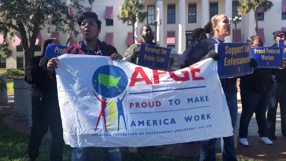 "End the Shutdown" rally.
